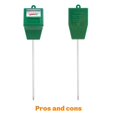 thumbnail image 4 of Soil PH Meter Garden Plant PH Meter Digital Dial High Quality PH Meter Soil Acidity Tools Square Soil Detector, 4 of 7