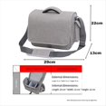 thumbnail image 4 of Projector Shoulder Bag - Portable, Shockproof Storage Thick Protective Layers for Cameras and Projectors Grey, 4 of 7