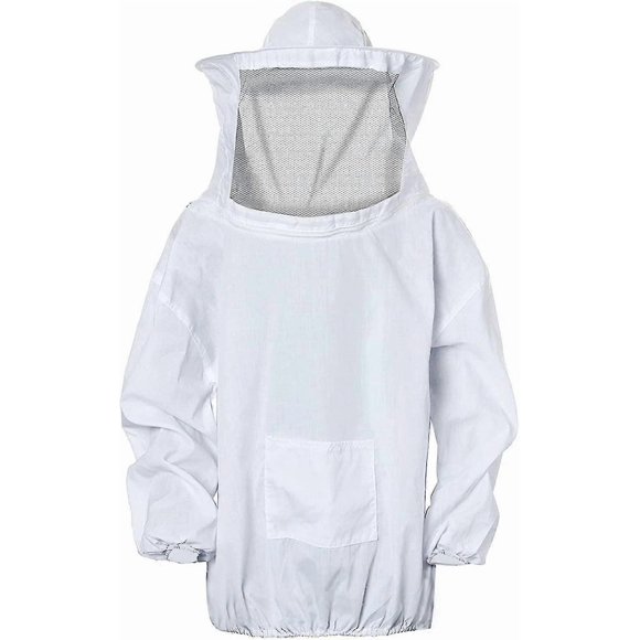 Veste d'Apiculteur, Garde-Abeilles Professionnel, Chapeau d'Apiculteur avec Voile Détachable, Costume d'Abeille à Fermeture à Glissière Compatible avec les Apiculteurs TW_Kvalitetsprodukter Cadeau
