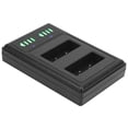 thumbnail image 1 of Battery Charging Station, Camera Battery , Plastic with LCD Display for Camera DC 5V, 1 of 8