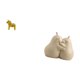 thumbnail image 5 of Adorno coleccionable, figura de caballo Dalecarlian, escultura de animal, pera abrazadora, soporte para libros, sujetalibros de cerámica, excelente ma, 5 of 8