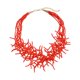 thumbnail image 5 of Collar de cuentas de semillas Chunky 18 pulgadas de largo Boho a moderadas Strand de cúmulo de gargantillas para mujeres Regalo Día de la Madre para Rojo, 5 of 10