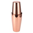 thumbnail image 3 of Juego de coctelera de acero inoxidable 304 para maestría en mixología, 800/600 ml, accesorios de barra premium, Rose Gold Bartender's Delight, 3 of 8