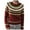 Wine, variant on larppty Womens Fall Sweaters Vintage Colorful Crew Neck Long Sleeve Pullover Knit Jumper Tops (Wine, XL)