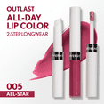thumbnail image 3 of COVERGIRL Outlast All Day Lip Color with Top Coat, All-Star 005, 0.06 oz / 0.07 fl oz, 3 of 13