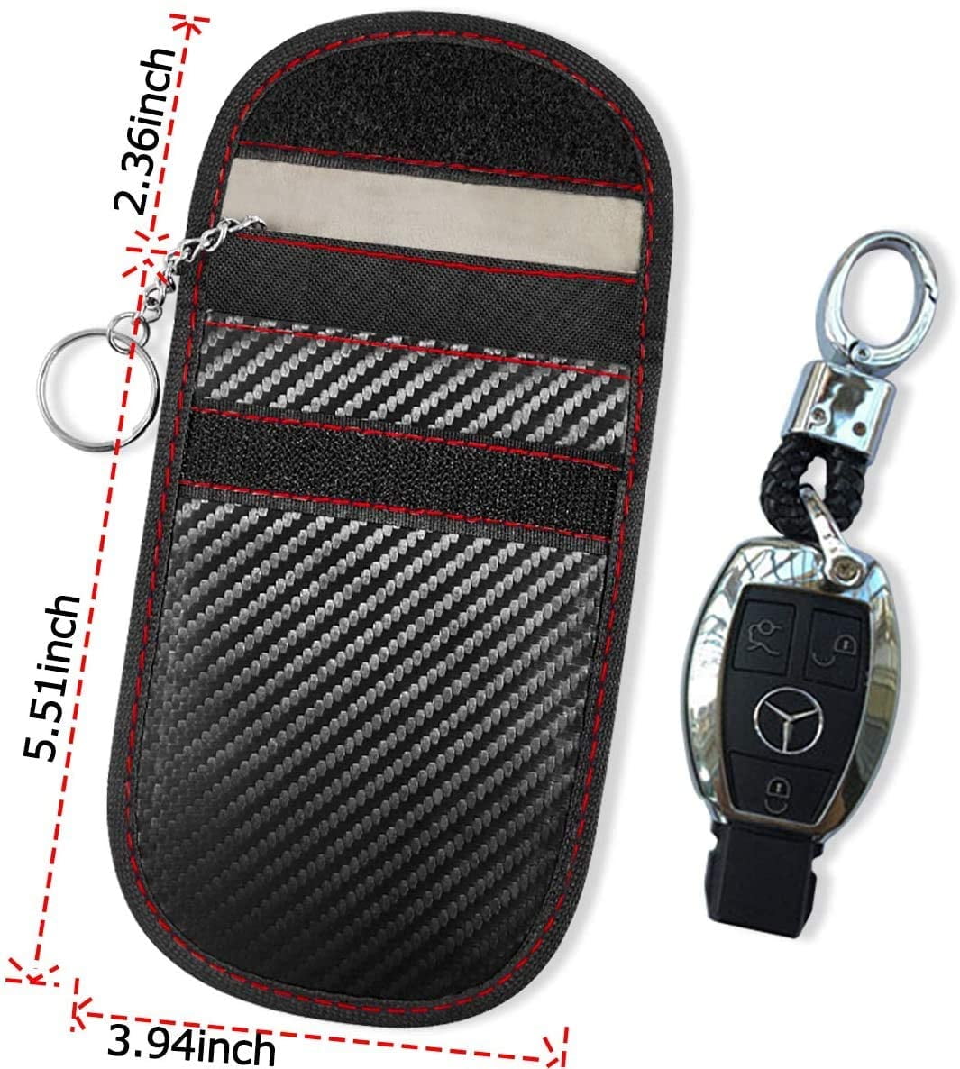  vadooki Faraday Key Fob Protector(2 Pack), Small