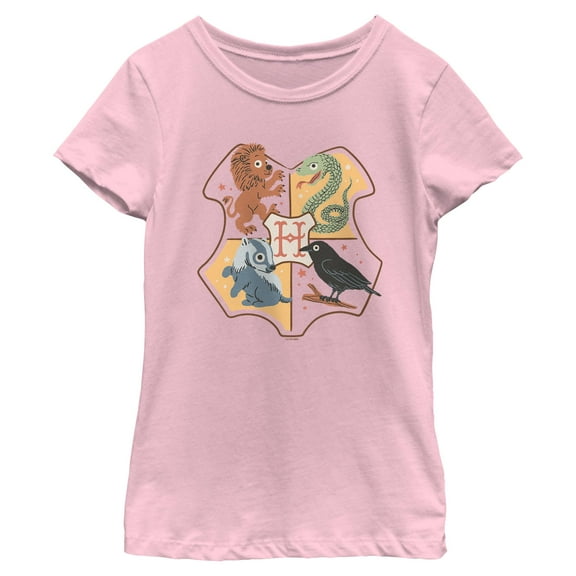Girls Harry Potter Hogwarts Houses Emblem T Shirt