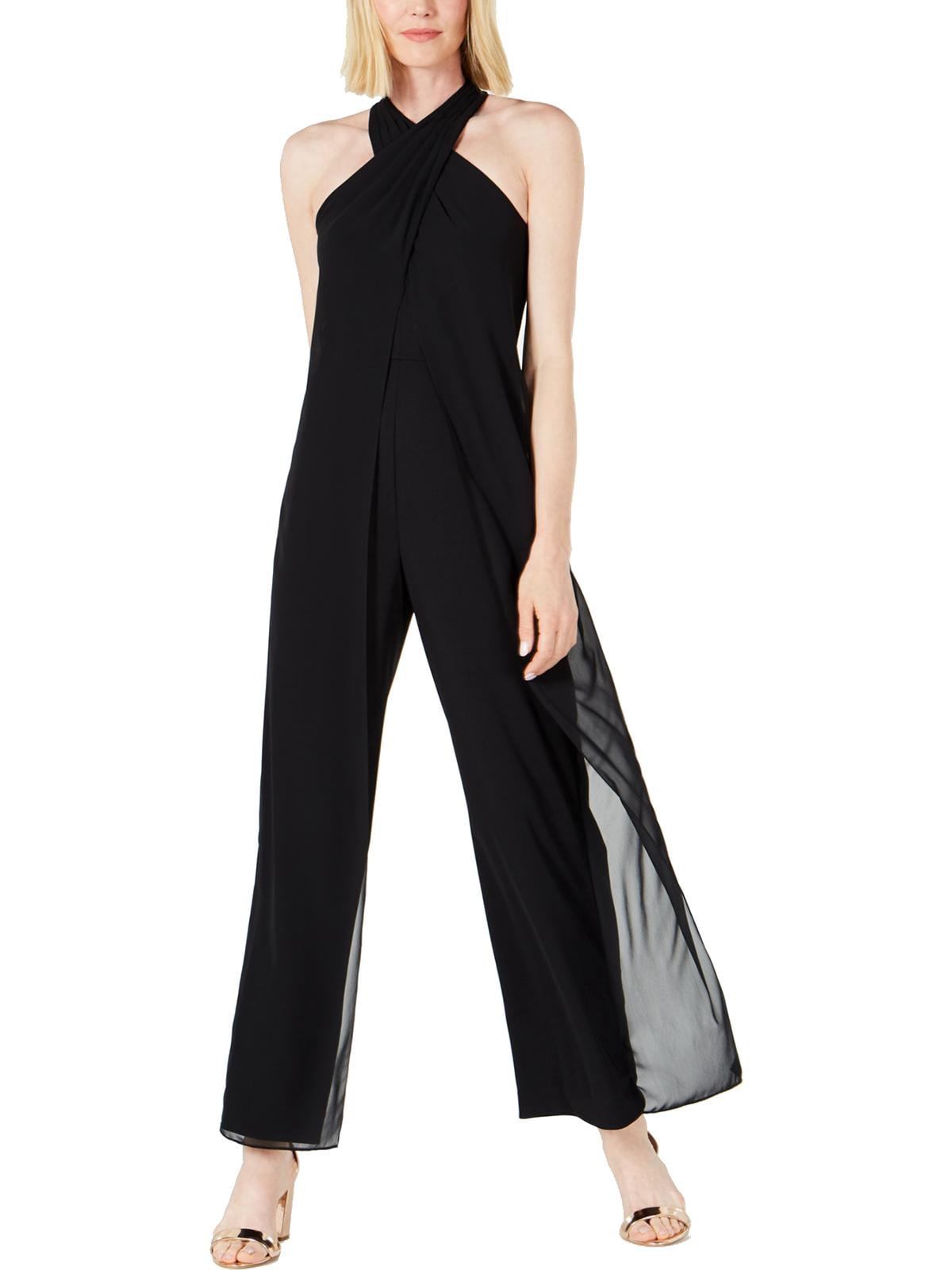 tahari asl halter jumpsuit