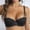 z1 Black, variant on Women's Balconette Push Up Bra Lace Lightly Padded Bra Underwire Demi Bras Black 32