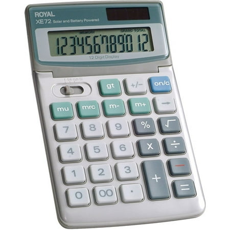 Royal 12-Digit Desktop Solar Calculator, 29307U