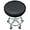 Black, variant on Barstool Cover - Waterproof PU Round Seat Cushion, Anti-Slip Padded Bar Stool Protector With Elastic, Pressure Relief, Diam 12"(Thk 2") Coffee