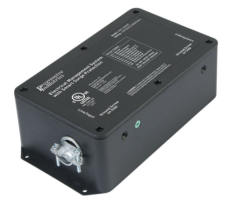 Progressive Industries EMS-HW30C Hardwired RV Electrical Management System Surge Protector With Remote Display, 30 Amp