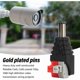thumbnail image 4 of 10pcs BNC Male Connector Coaxial Cable CCTV Surveillance Camera Terminal RCA Adapter AV Plug,DUBUNS, 4 of 5