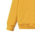 thumbnail image 6 of Ulanda Youth Hoodie Sweatshirt,Boys Girls Hooded,Hoodies for Teen Girls Fashion Fleece Pullover Tops Kids Clothes (Yellow, 5-6 Years), 6 of 6