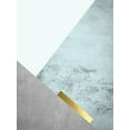thumbnail image 2 of Urban Epiphany 25x32 White Modern Wood Framed Museum Art Print Titled - Turquoise Mountains 3, 2 of 4