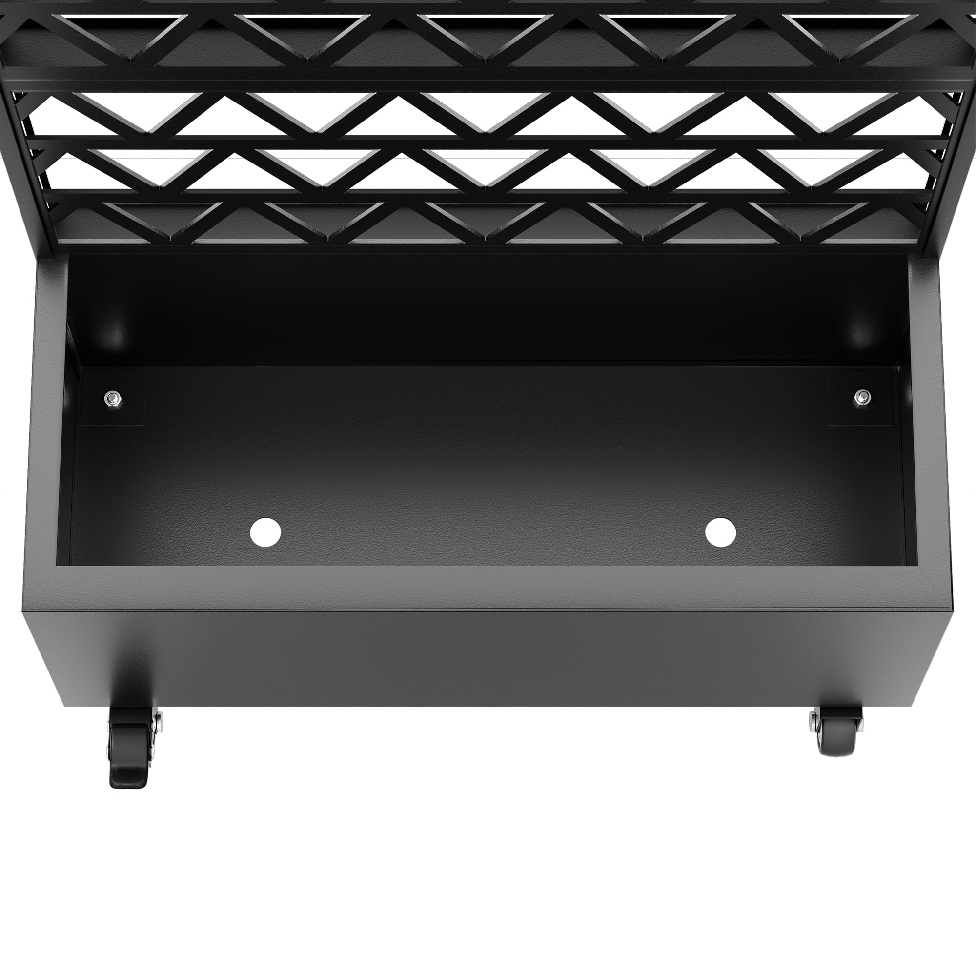 Metal Planter Box with Trellis Raised Garden Bed - 72.05"x35.83"x16.14", Trellis Privacy Screen for Climbing Plants, Vegetables, Vines