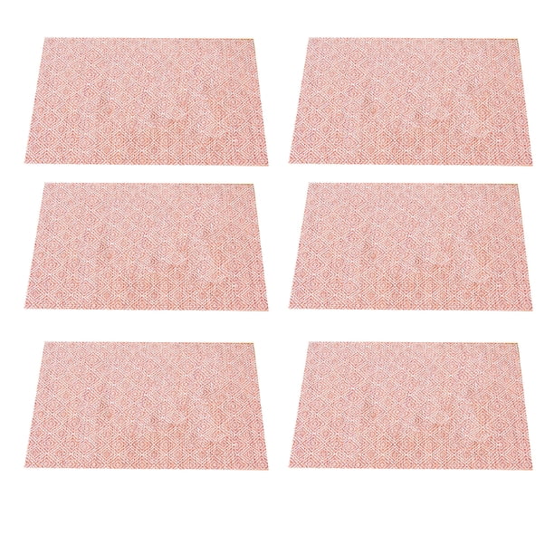 Manteles individuales resistentes al calor, resistentes a las manchas, antideslizantes, lavables, de PVC