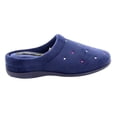 thumbnail image 2 of Zapatillas de estar por casa abiertas modelo Charley para mujer (Azul marino), 2 of 2