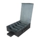thumbnail image 4 of Tarjetero resistente, organizador multiusos, caja de almacenamiento de 5 filas para tarjetas coleccionables. Gris, 4 of 9