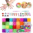 thumbnail image 4 of 32 Grids Rubber Bands Refill Kit DIY Bracelet Making Bright Color Refill Bracelet Kit, 4 of 6