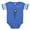 Royal Blue, variant on CafePress - Peacockgoth Feather_Blue - Cute Infant Baby Football Bodysuit
