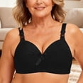 thumbnail image 2 of Dpjklzsn Women's Ribbed Wireless Support Bra, Full Coverage, 2 of 8