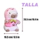 thumbnail image 5 of Peluche de Capibara 26.5 cm (10.4 in), Muñeco Suave y Abrazable, Regalo Romántico para San Valentín, Decoración y Detalle para Pareja, 5 of 5
