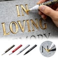 thumbnail image 2 of Marker Pen For Restoring Faded Inscriptions Stone touch Up Pen Strong Coverage Ideal For Lettering And Memorial Inscriptions 10ml, 2 of 5