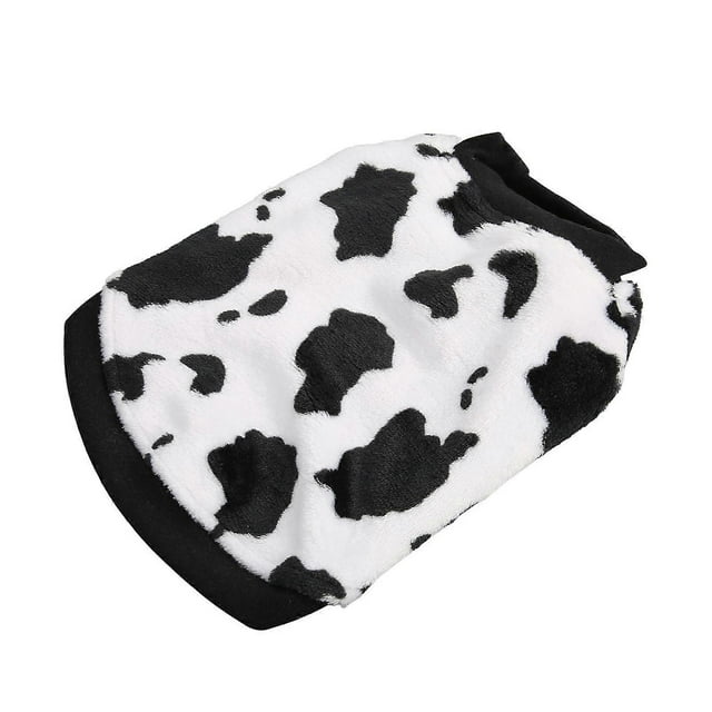 Dog Winter Clothing Cute Milk Pattern Thick Prevent Hair Loss Soft Cotton Puppy Winter Pajamas for Small and Medium Dogs XS