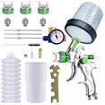 thumbnail image 1 of Pulverizador de pintura HVLP ROIKETU con juego de 10 vasos mezcladores de 600 ml, 1 of 9