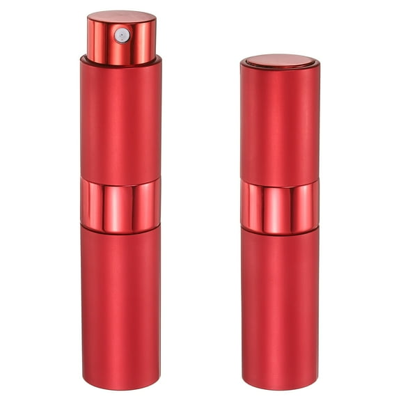 2 Pack Perfume Spray Bottle, 8ml/0.27oz Travel Atomizer Fine Mist, Red