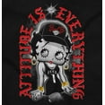 thumbnail image 2 of Betty Boop Attitude is Everything Women Crewneck Sweatshirt Brisco Brands S, 2 of 6