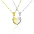 thumbnail image 6 of Couple Necklaces A Pair Of Three-dimensional Love Heart Magnet Splicing Necklace Wishing Stone Magnetic Attraction Girlfriends Best Friend Collarbone Chain Birthday Gifts for Women, 6 of 7
