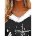 thumbnail image 3 of Gvmfive Women Christmas Tops Blouse Funny Graphic Long Sleeve Shirt, 3 of 4