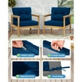 thumbnail image 5 of WINSOON 24x24 Inch Outdoor Deep Seat Cushion Set-Navy Blue, 5 of 6