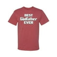 thumbnail image 2 of Wild Bobby, Funny Best Godfather Ever, Pop Culture, Men Graphic Tee, Vintage Heather Red, X-Large, 2 of 3