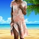 thumbnail image 1 of WILLBEST Vestidos De Verano Para Mujer Vestido Casual Con Estampado Floral Para Mujer Cuello Redondo Vacaciones Uso Diario Primavera Verano Básico Cómodo Elegante Atuendo Femenino 3072, 1 of 3