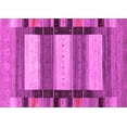 thumbnail image 1 of Ahgly Company Indoor Rectangle Abstract Pink Contemporary Area Rugs, 2' x 3', 1 of 4