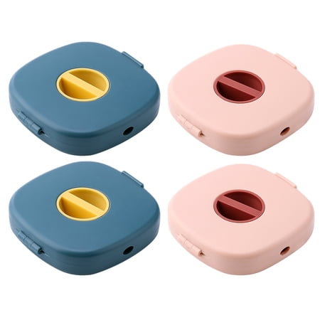 NUOLUX 4pcs Practical Cord Organizer Cable Management Winder Retractable Cable Clips