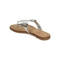thumbnail image 3 of New Women DbDk Misy-2 Metallic Embossed Studded Boho Thong Sandal Size, 3 of 5