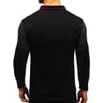 thumbnail image 2 of Men's Polo Shirt Golf Sports Long Sleeve T Shirt Jersey Casual Long Sleeve Tops, 2 of 3