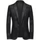 thumbnail image 5 of Chaqueta de traje informal de negocios de otoño para hombre, traje ajustado para hombre, 5 of 5