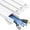 White, variant on CozyNestF Cord Hider, 62.8in Cord Covers for 6-8 Wires on Wall Cable Hider Cable Management Wire Hiders for TV on Wall Wire Covers for Cords Cable Cover Wall 4X L15.7 W2.36 H0.75in White