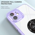 thumbnail image 2 of Funda transparente con diseño de armadura para iPhone 11 con soporte giratorio de 360 grados, impermeable, resistente a arañazos, antideslizante y a prueba de golpes., 2 of 5
