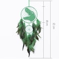 thumbnail image 6 of Dserhfy Dinosaur Dream Catcher Ornament Kids Faux LED Light Feather Dream Catcher Handmade Home Decor Birthday Gift, 6 of 8