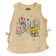 thumbnail image 1 of Playera Super Mario para Niña Juvenil, Manga Corta con Estampado de Mario, Yoshi, Luigui y Toad Blanca Talla 14, 1 of 3