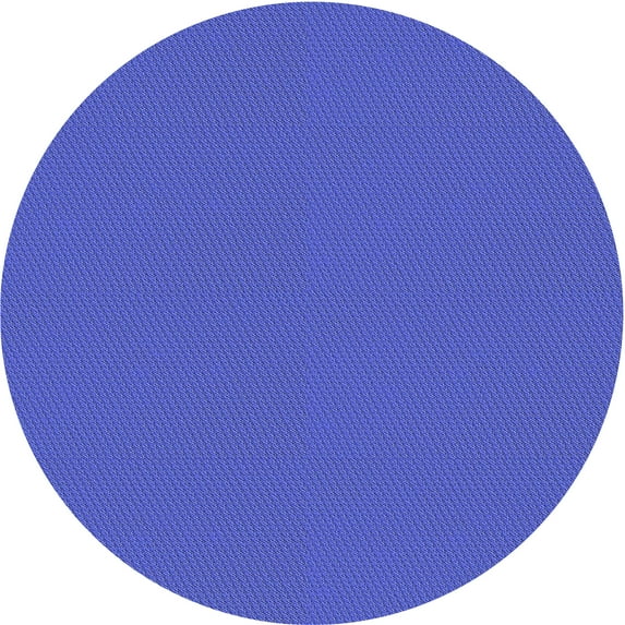 Ahgly Company Indoor Round Patterned Light Slate Blue Area Rugs, 4' Round