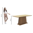 thumbnail image 4 of Mesa de Comedor Madesa Rectangular Tapa de Madera 5364 - Marrón/Crema, 4 of 6