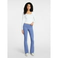 thumbnail image 2 of No Boundaries Flare Pants with Foldover Waistband, 32'' Inseam, Women's and Women's Plus XS-XXL, 2 of 5