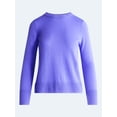 thumbnail image 5 of Free Assembly Women's and Women's Plus Cashmere Sweater with Long Sleeves, Sizes XS-4X, 5 of 5